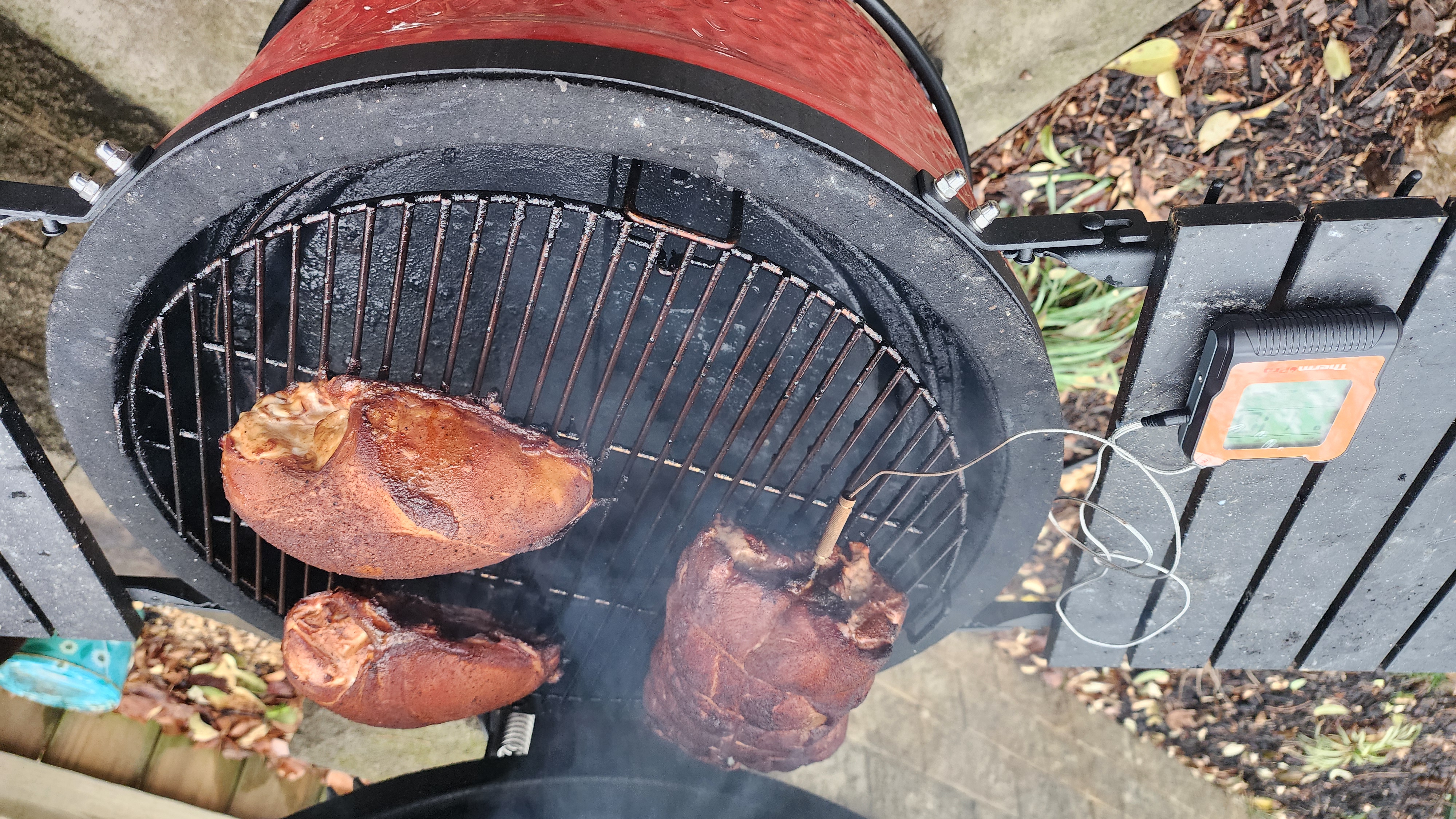 Chicken on the smoker