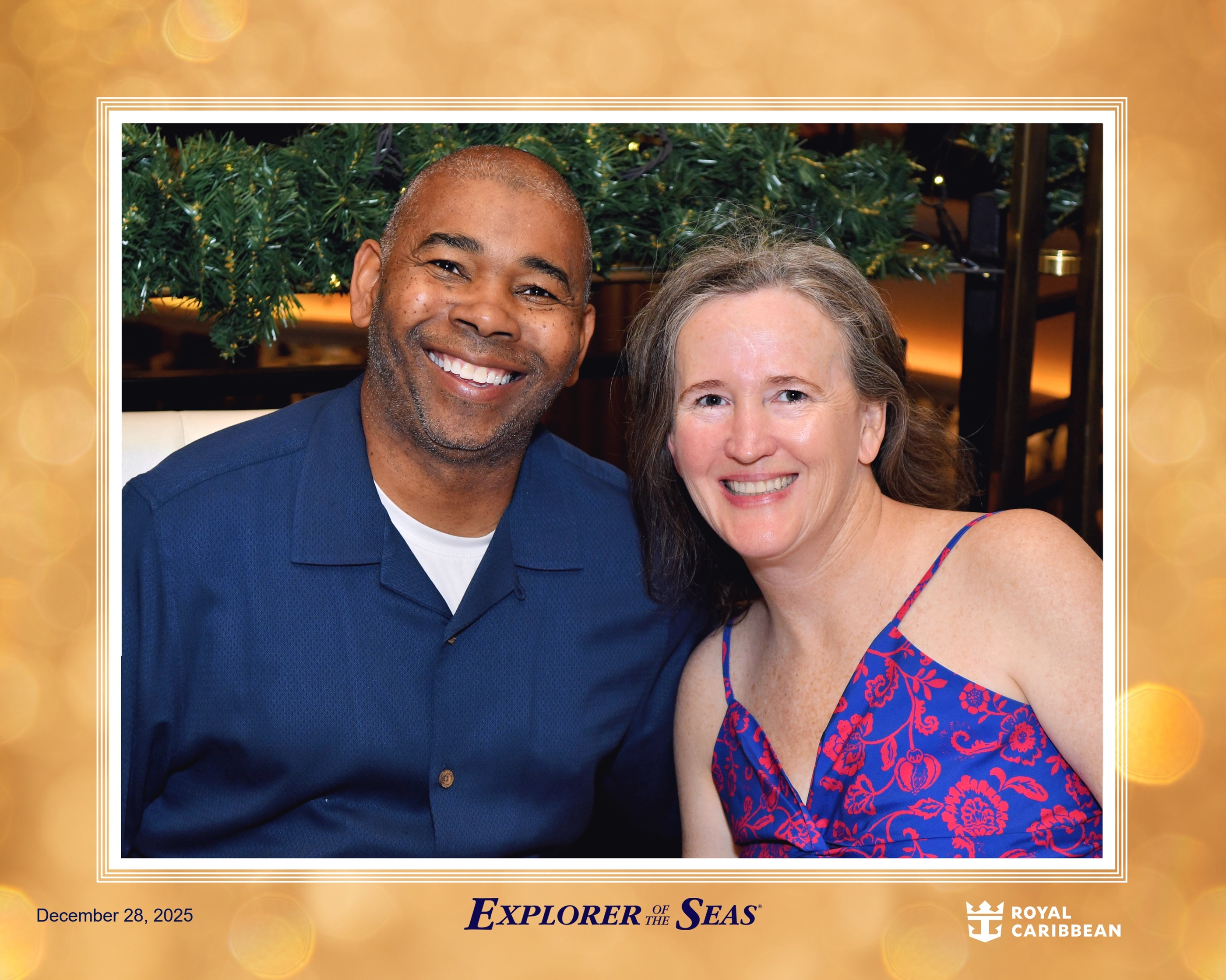 Evening dinner on the ship