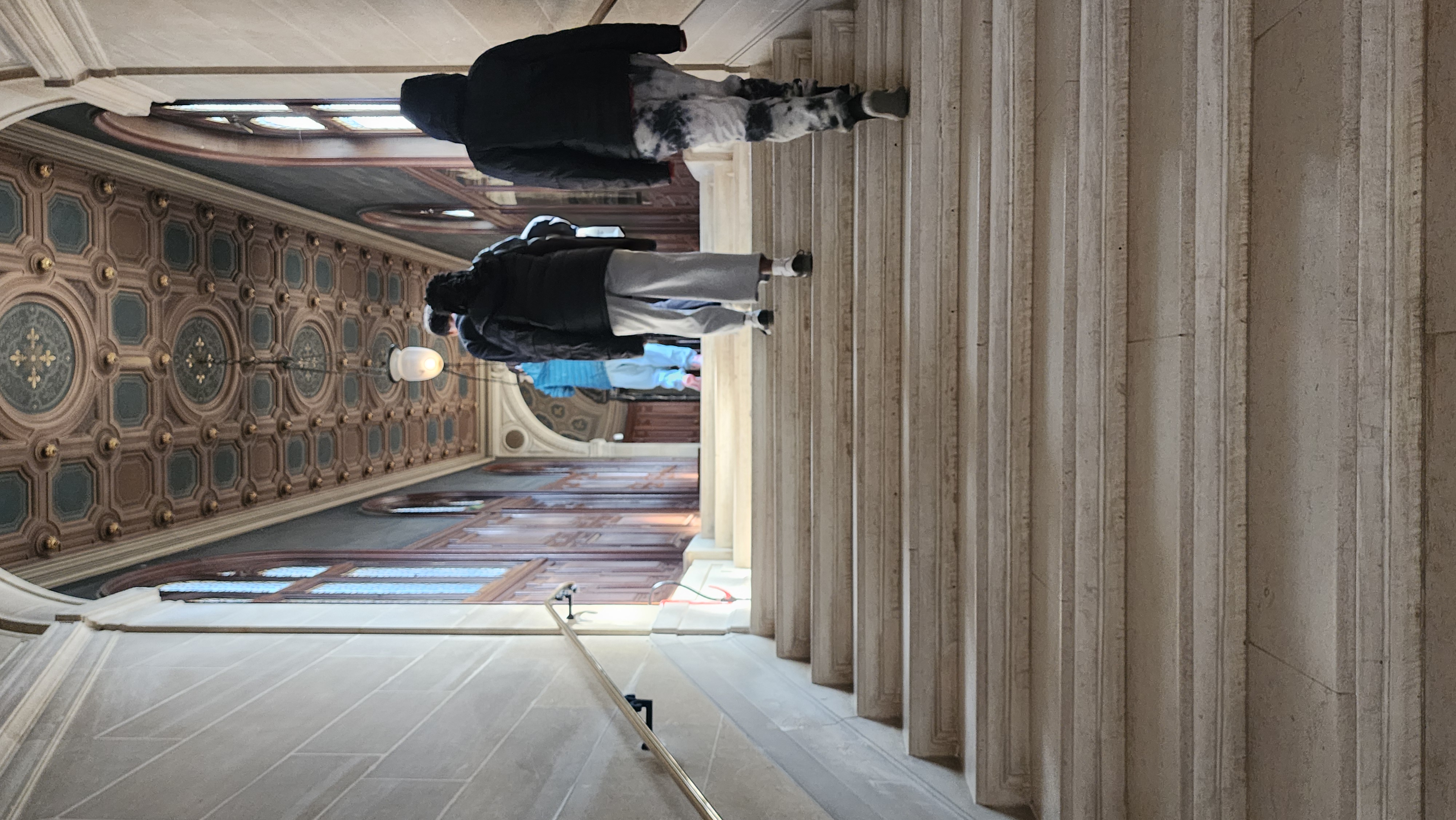 Interior stairs of the Chateau