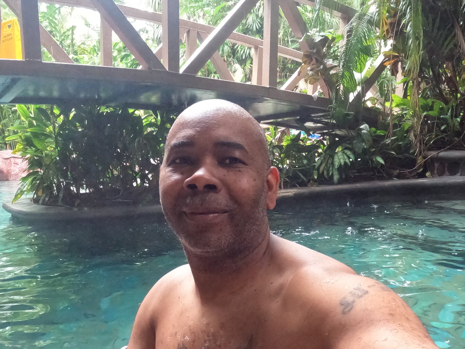 Relaxing in Baldi Hot pools